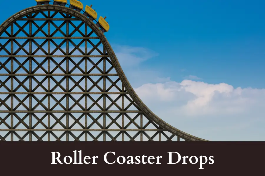 Roller Coaster Drop is 100 Feet big