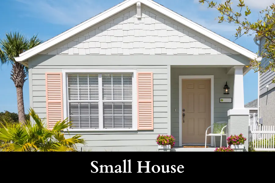 Small House is 150 square feet big