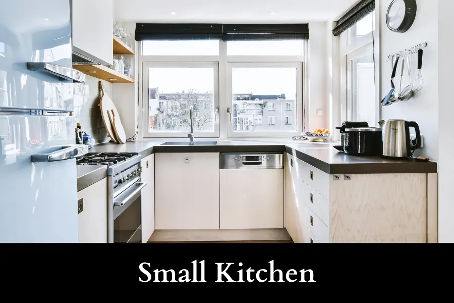 Small Kitchen is 200 square big