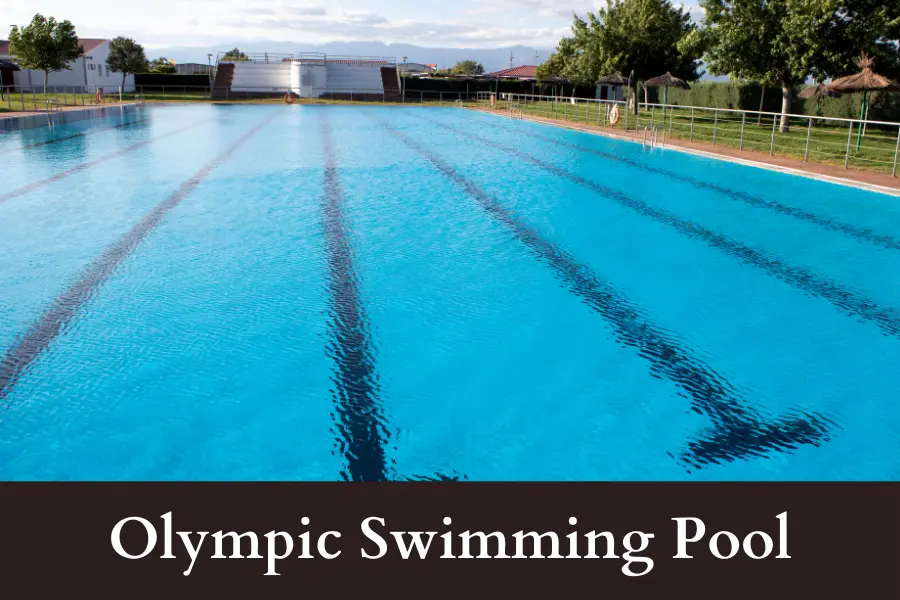 half Olympic Swimming Pool is 100 Feet big