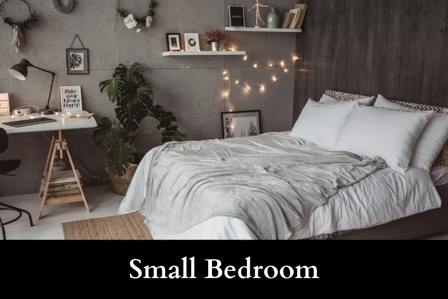 small bedroom is 200 square big